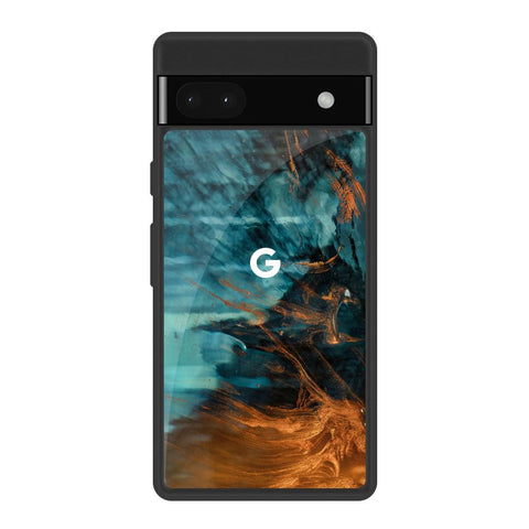 Golden Splash Glossy Case for Google Pixel 6a