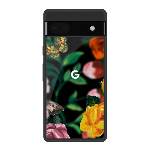 Flowers & Butterfly Glossy Case for Google Pixel 6a
