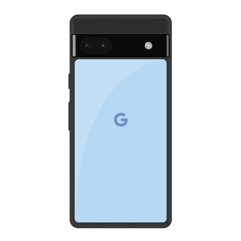 Pastel Sky Blue Glossy Case for Google Pixel 6a