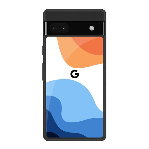 Wavy Color Pattern Glossy Case for Google Pixel 6a