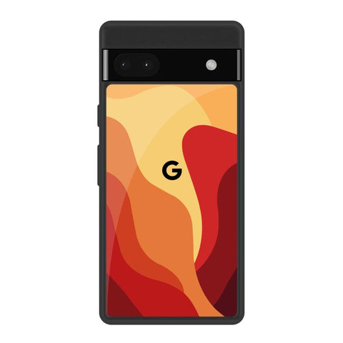 Magma Color Pattern Glossy Case for Google Pixel 6a