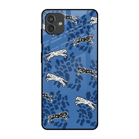 Blue Cheetah Glossy Case for Samsung Galaxy M13 5G