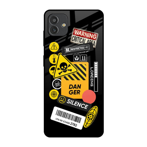 Danger Signs Glossy Case for Samsung Galaxy M13 5G