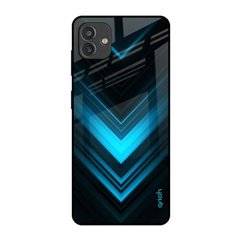 Vertical Blue Arrow Glossy Case For Samsung Galaxy M13 5G