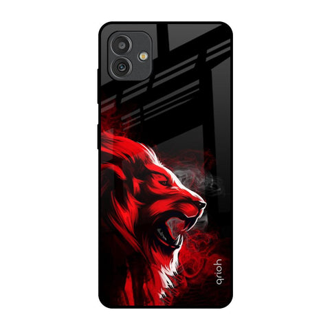 Red Angry Lion Glossy Case for Samsung Galaxy M13 5G