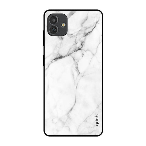 Modern White Marble Glossy Case for Samsung Galaxy M13 5G