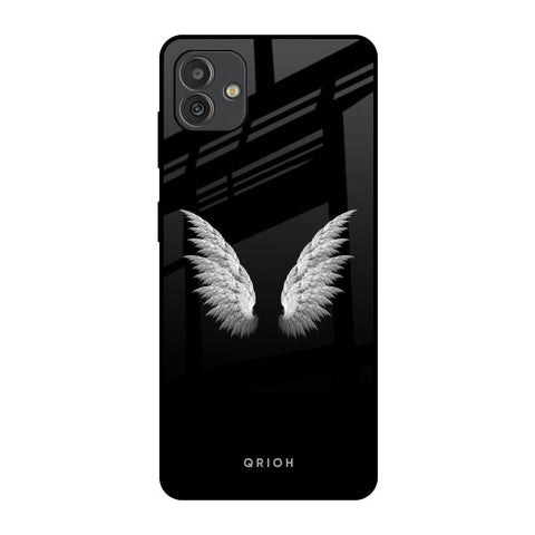 White Angel Wings Glossy Case for Samsung Galaxy M13 5G