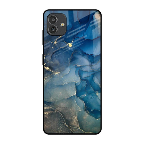 Blue Cool Marble Glossy Case for Samsung Galaxy M13 5G
