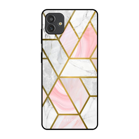 Geometrical Marble Glossy Case for Samsung Galaxy M13 5G