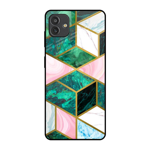 Seamless Green Marble Glossy Case for Samsung Galaxy M13 5G