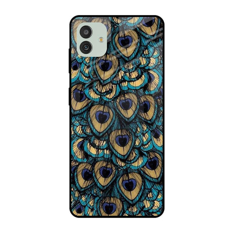 Peacock Feathers Glossy case for Samsung Galaxy M13 5G