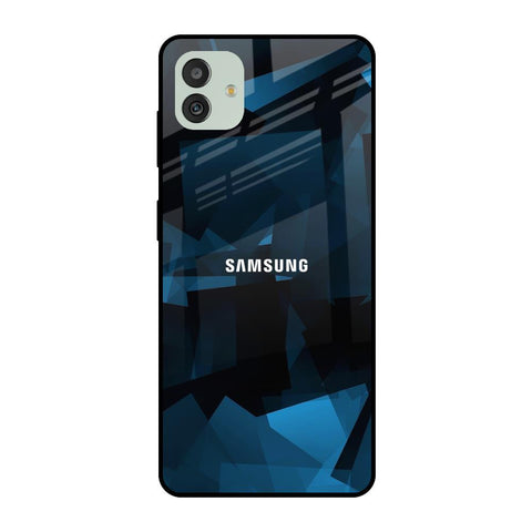 Polygonal Blue Box Glossy Case For Samsung Galaxy M13 5G