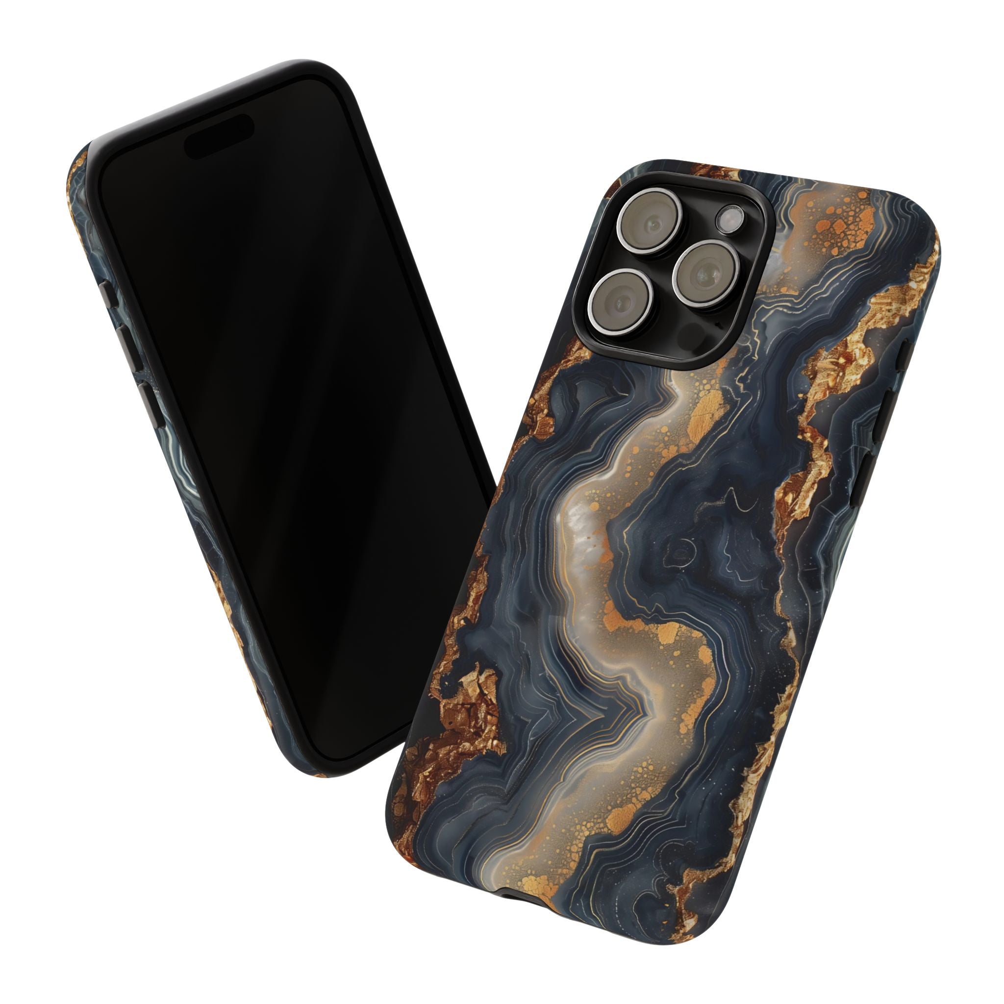 Midnight Agate Premium Tough Shining Phone Case (Double Layer) Available For All iPhone Models