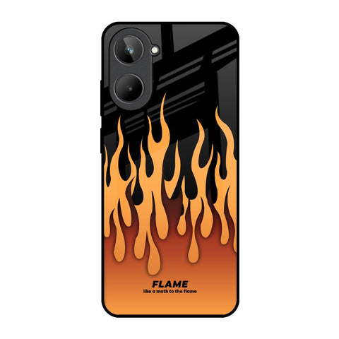 Fire Flame Glossy Case for Realme 10
