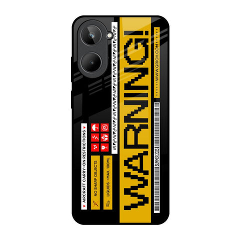 Aircraft Warning Glossy Case for Realme 10