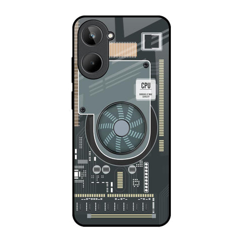 Motherboard Circuit Glossy Case for Realme 10