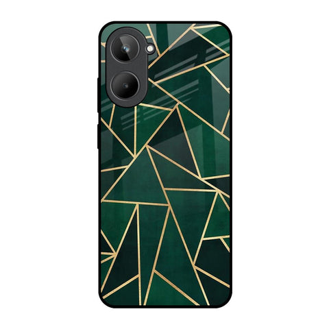 Abstract Green Glossy Case For Realme 10