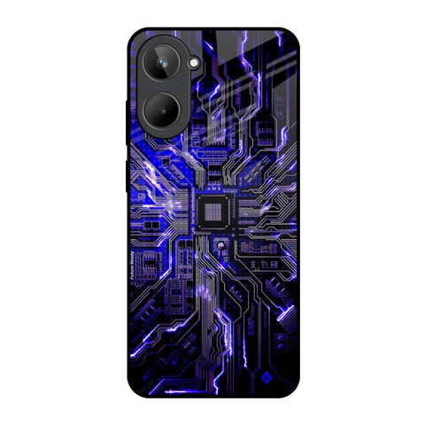 Techno Color Pattern Glossy Case For Realme 10