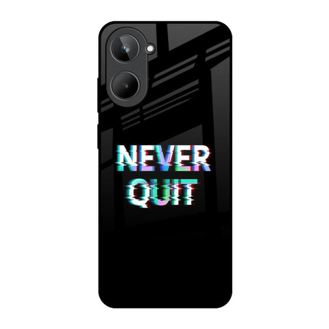 Never Quit Glossy Case For Realme 10
