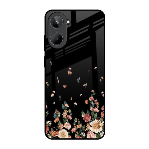 Floating Floral Print Glossy Case for Realme 10
