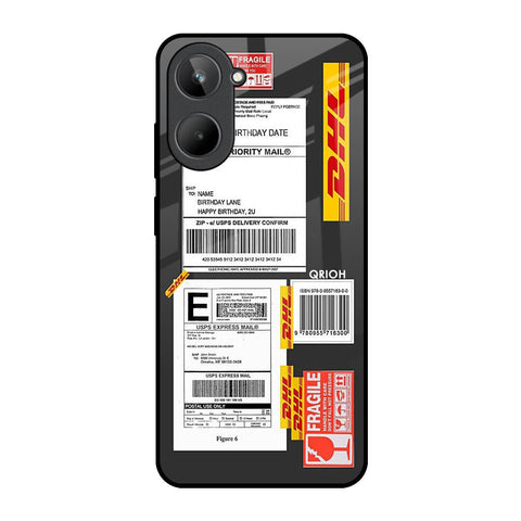 Cool Barcode Label Glossy Case For Realme 10