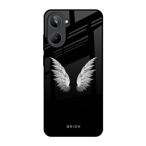 White Angel Wings Glossy Case for Realme 10