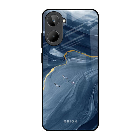 Deep Ocean Marble Glossy Case for Realme 10