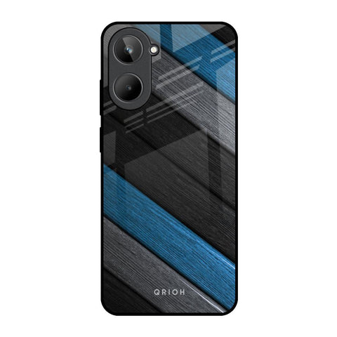 Multicolor Wooden Effect Glossy Case for Realme 10