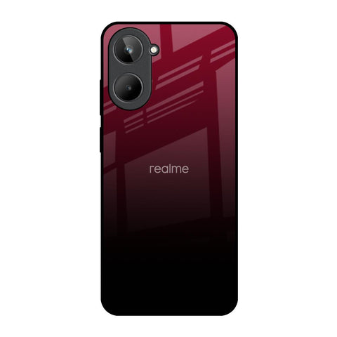 Wine Red Glossy Case For Realme 10