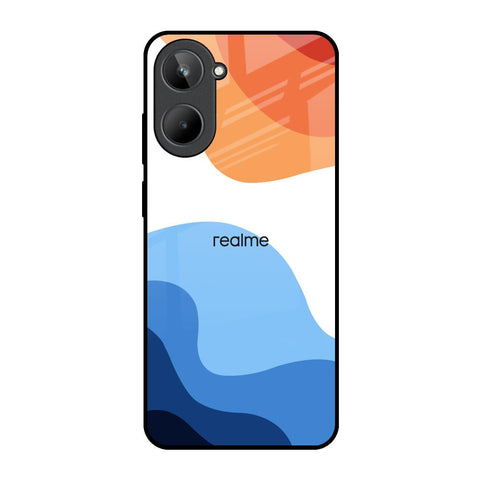 Wavy Color Pattern Glossy Case for Realme 10