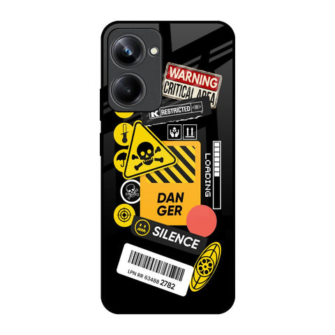 Danger Signs Glossy Case for Realme 10 Pro 5G