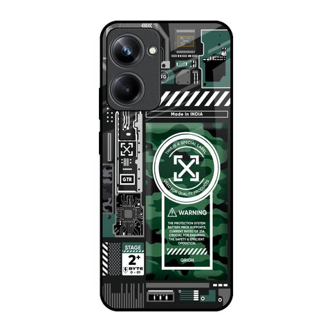 Green Camo Circuit Glossy Case for Realme 10 Pro 5G