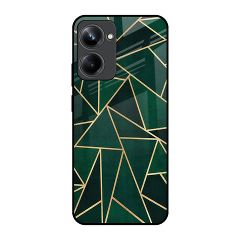Abstract Green Glossy Case For Realme 10 Pro 5G