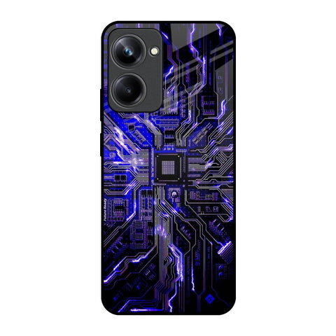 Techno Color Pattern Glossy Case For Realme 10 Pro 5G