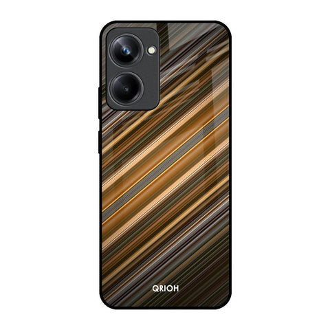 Diagonal Slash Pattern Glossy Case for Realme 10 Pro 5G