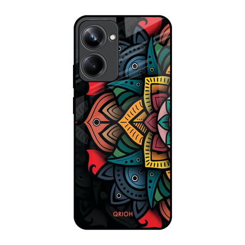Retro Gorgeous Flower Glossy Case for Realme 10 Pro 5G