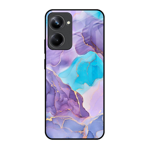 Alcohol ink Marble Glossy Case for Realme 10 Pro 5G
