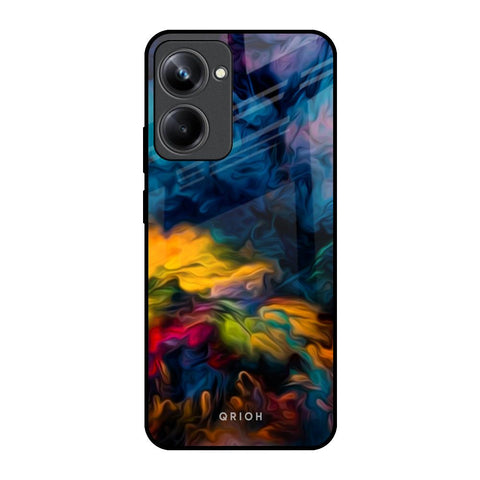 Multicolor Oil Painting Glossy Case for Realme 10 Pro 5G