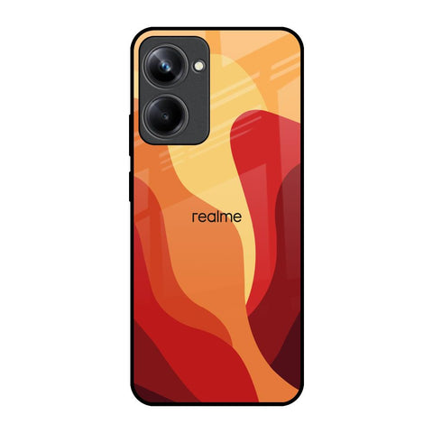 Magma Color Pattern Glossy Case for Realme 10 Pro 5G