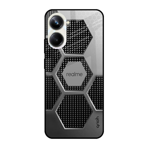 Hexagon Style Glossy Case For Realme 10 Pro 5G