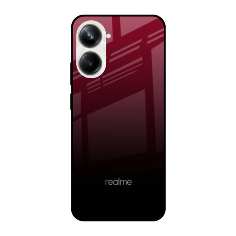 Wine Red Glossy Case For Realme 10 Pro 5G