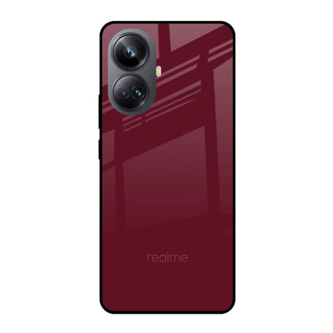 Classic Burgundy Glossy Case for Realme 10 Pro Plus 5G