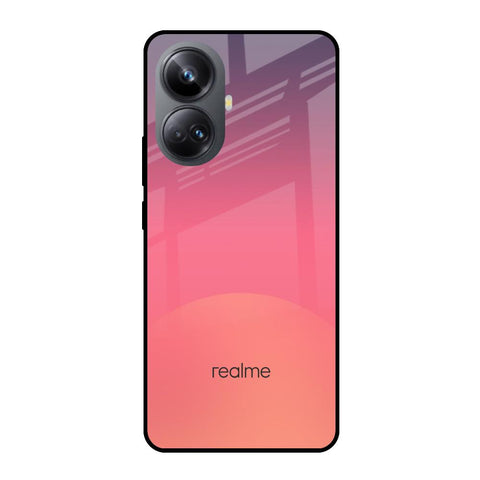 Sunset Orange Glossy Case for Realme 10 Pro Plus 5G