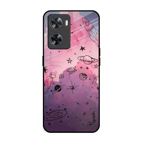 Space Doodles Glossy Case for OPPO A77s