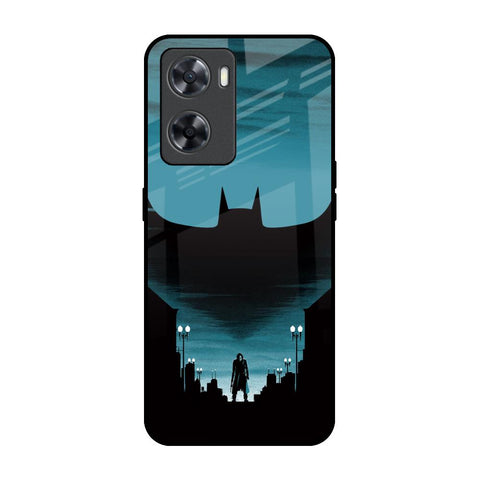 Cyan Bat Glossy Case for OPPO A77s