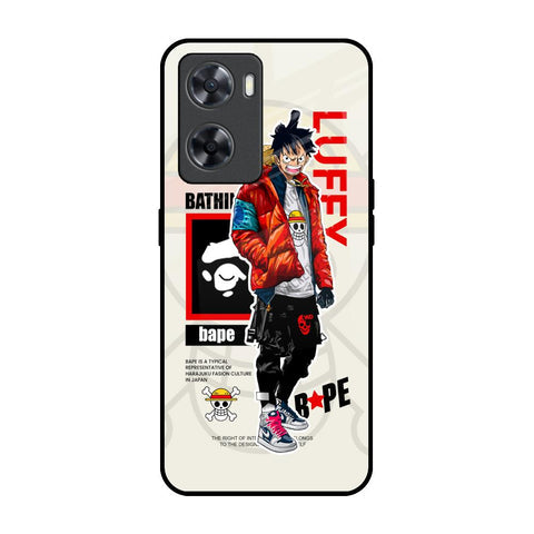 Bape Luffy Glossy Case for OPPO A77s