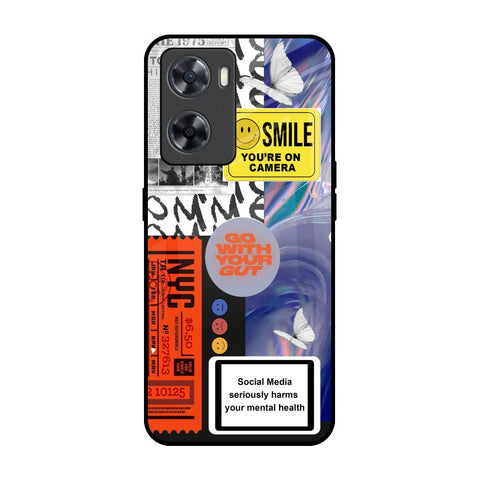 Smile for Camera Glossy Case for OPPO A77s