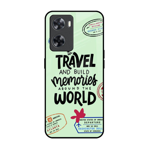 Travel Stamps Glossy Case for OPPO A77s