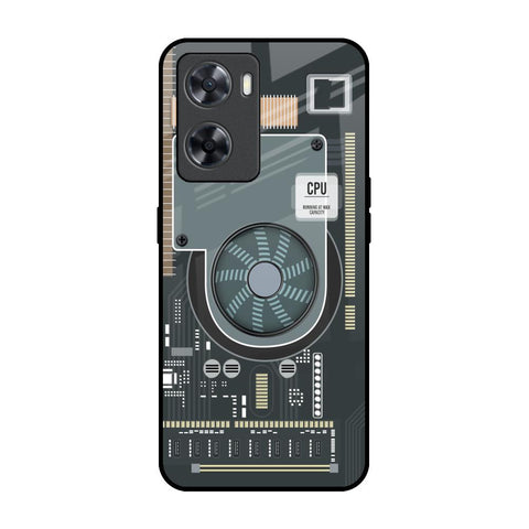 Motherboard Circuit Glossy Case for OPPO A77s