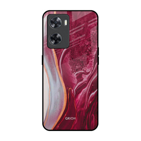 Crimson Ruby Glossy Case for OPPO A77s
